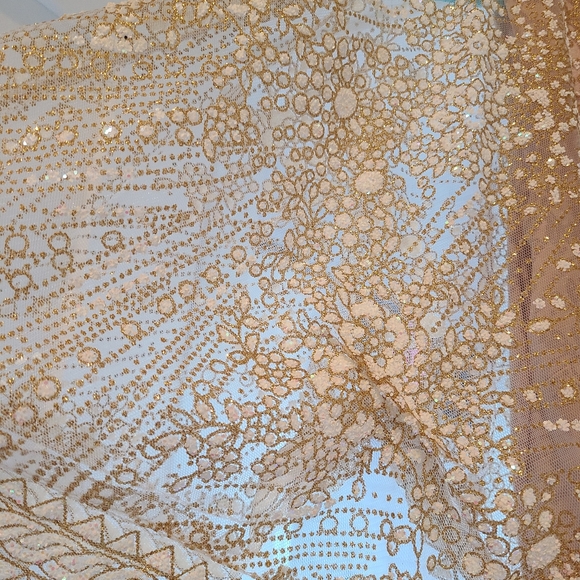 Hello Molly Evening Sun Dress Champagne - Picture 4 of 7